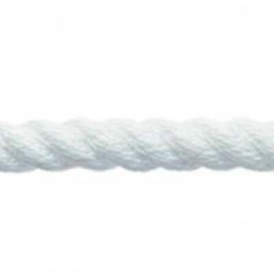Polyester örgü halat, beyaz, 10mm